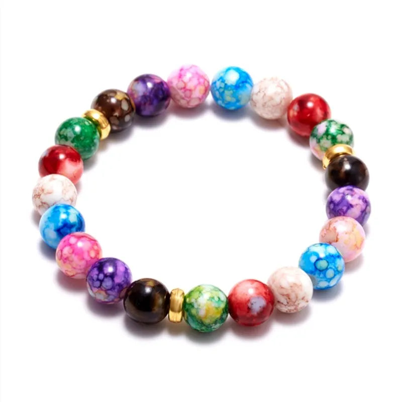 Chakry Armband Materialdetails - Natursteine und Zinklegierung in Premium-Qualität