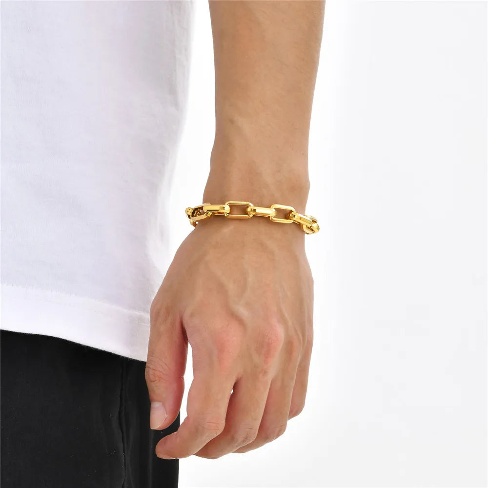 Armband Arwic Designelement - quadratische Glieder für robusten Look