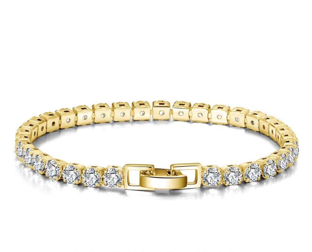 Elegantes Damenarmband Lucia aus 925 Sterling Silber mit modernem Design