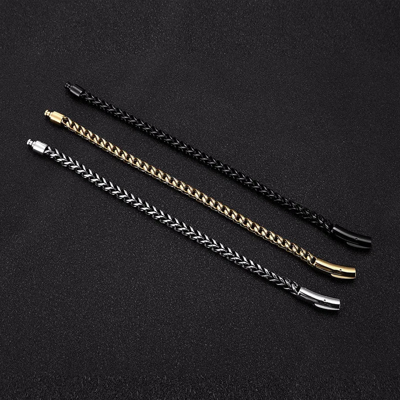 Armband Brad Größenvergleich - 19cm, 21cm und 23cm für perfekte Passform
