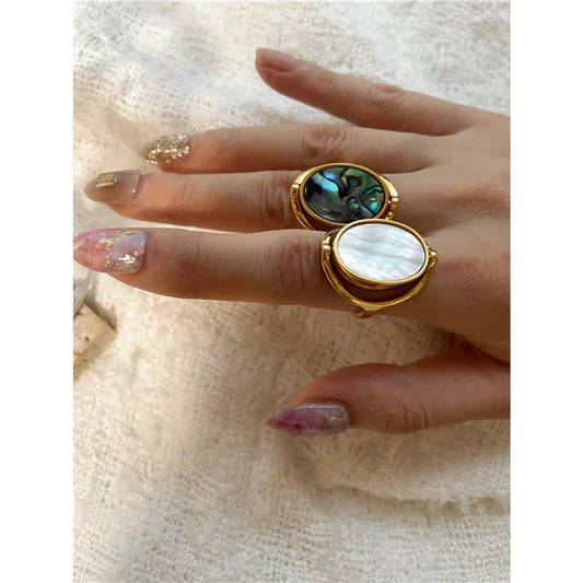 Elegantes Damenarmband Lexaila aus Messing mit 18k Gold - drehbare Konstruktion mit zwei Seiten
