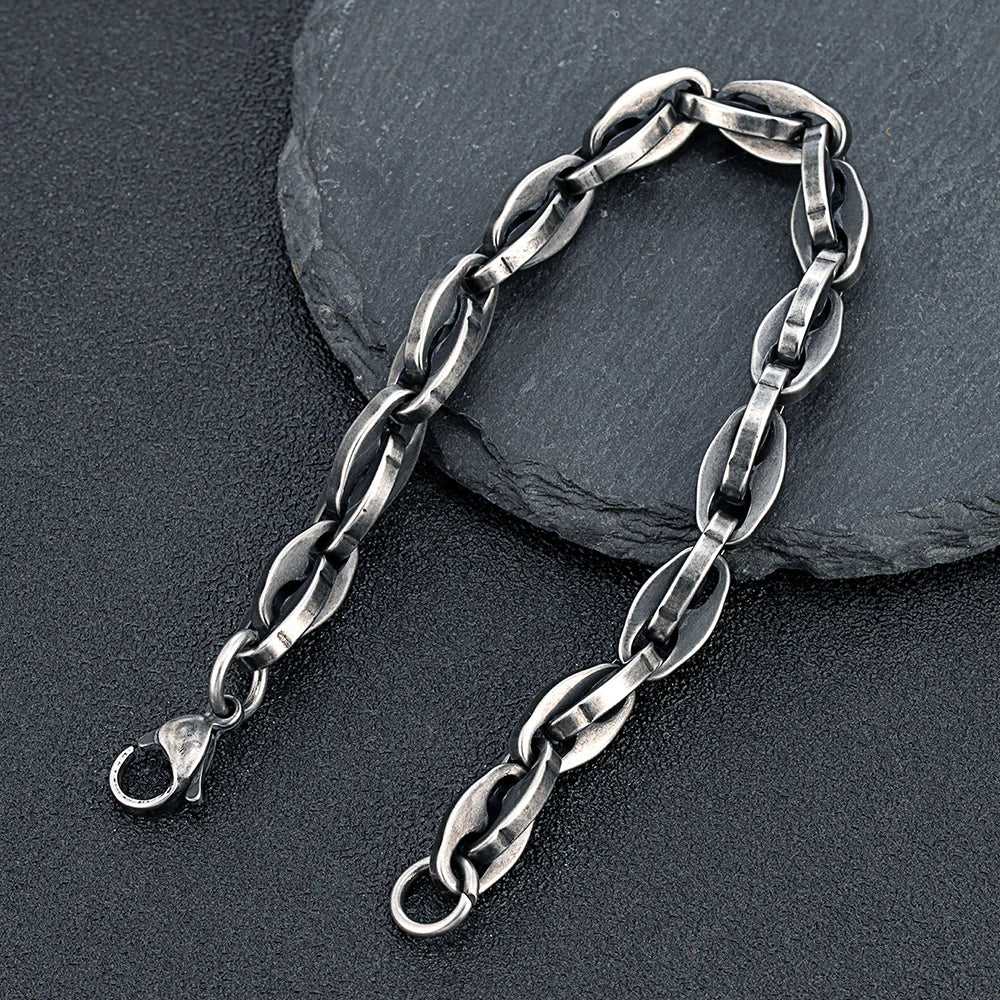 Detailansicht Armband Lips - Karabinerverschluss und Gliederoptik
