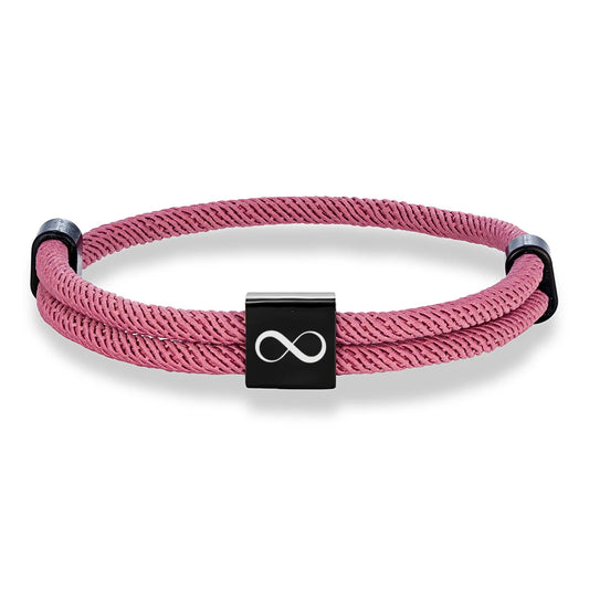 Edelstahl-Oberfläche des Infinity-Armbands - hautfreundlich und langlebig
