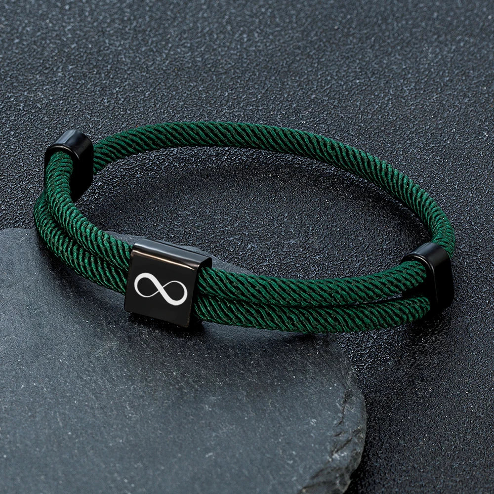 Versteckter Sicherheitsverschluss des Infinity-Armbands - sicherer Halt
